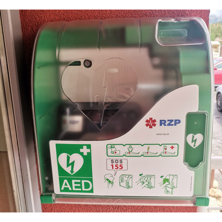 Menšia fotka pre článok Automatický externý defibrilátor (AED) v našej obci 