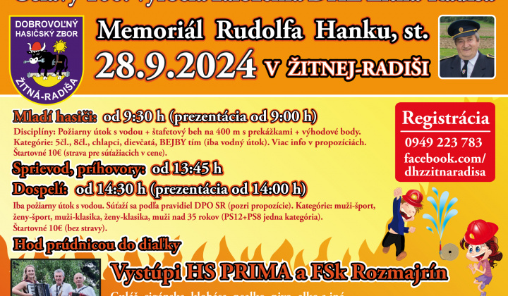 Žitňansko-Radišskí hasiči oslavovali storočnicu - 28.9.2024